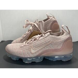 New Nike Air VaporMax Flyknit Pink Oxford Dj9975 600 Women's Size 6.5